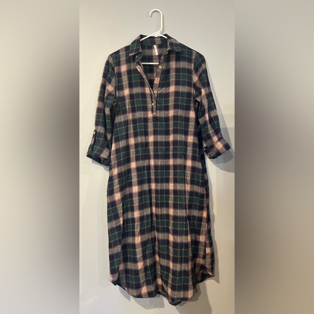 JOURNEY FIVE FLANNEL DRESS